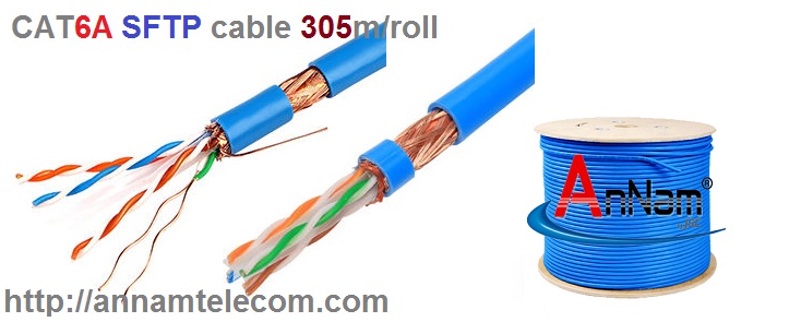 Cáp mạng Cat6 sftp đồng bọc đồng chính hãng