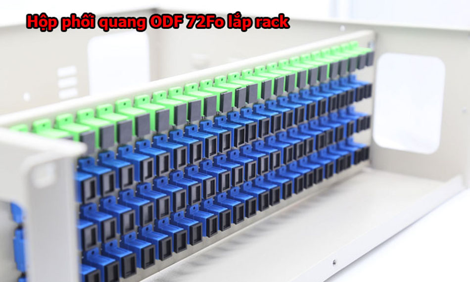 Giá phối quang ODF Rack Module 19 inch 72 core