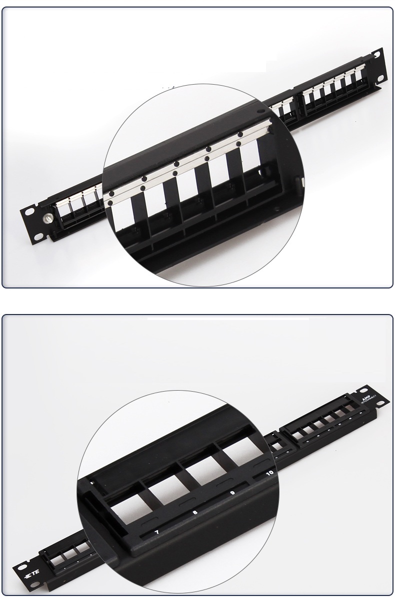 1933307-1 -  Patch Panel, Modular Patch Panel, 24 Ports, 1U, SL Series