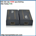 Bộ khuếch đại tín hiệu HDMI 60m - HDMI Extender EKL-HE60. Nối dài cáp HDMI qua đường dây mạng