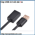 Cáp USB 2.0 nối dài 1m chính hãng Ugreen UG-10314 âm-dương