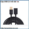 Cáp USB 2.0 nối dài 1m chính hãng Ugreen UG-10314 âm-dương