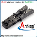 KÌM MẠNG ĐA NĂNG HT-022 TÍCH HỢP BẤM+TEST RJ11-RJ12-RJ45 TOOL TEST