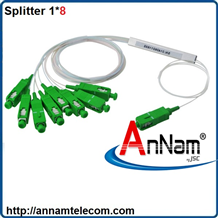 Bộ chia quang Splitter 1*8 PLC, Mini, 0.9 SC/APC, SC/UPC 1,5m-2m
