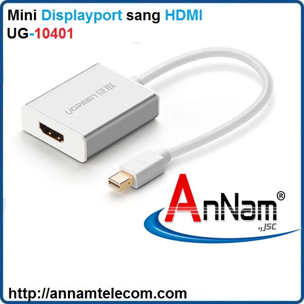 Cáp chuyển đổi Mini Displayport sang HDMI Chính Hãng Ugreen UG-10401 Cao cấp