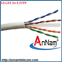 Cáp mạng 4 đôi LS CAT.5e F/UTP copper (FTP-E-C5G-E1VN-M 0.5X4P/GY,PVC, Grey)
