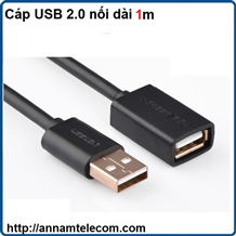 Cáp USB 2.0 nối dài 1m chính hãng Ugreen UG-10314 âm-dương