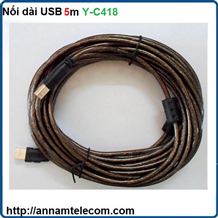 Cáp USB Nối Dài 5M UNITEK 2.0 Y-C418