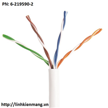 Commscope Netconnect Category 5e UTP Cable (200MHz), 4-Pair, 24 AWG, Solid, CM, 305m, 6-219590-2