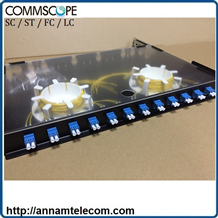Hộp cáp quang CommScope 600G2-1U-UP-SD Hộp kéo ra 19 inch 12 cổng / 24 cổng SC / ST / FC / LC- ODF