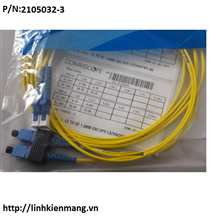 NetConnect Fiber Patch cord LC-SC 1.8mm OS2 Duplex LSZH & OFNR, 3m